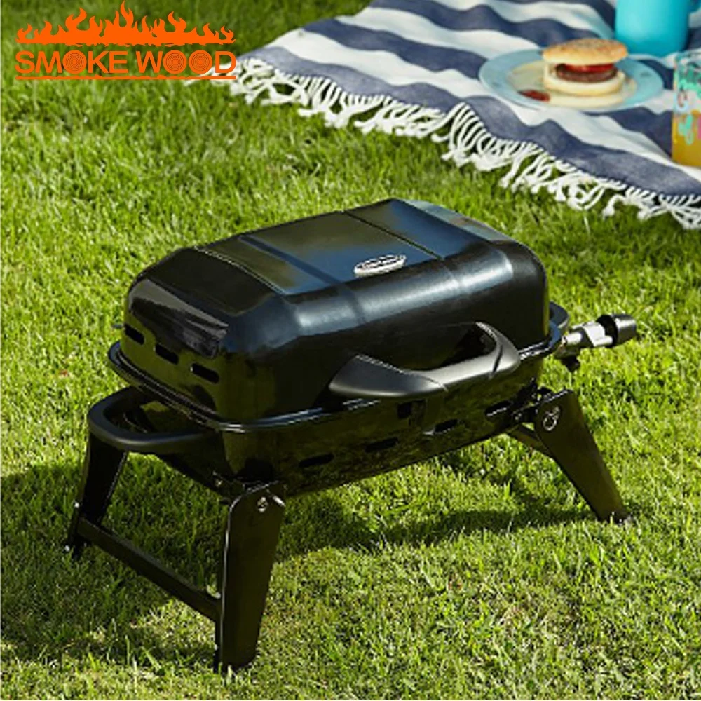 Outdoor/indoor Steel Grill Portable Gas Bbq/camping Gas Barbecue Grill PROPANE Easily Cleaned Easily Assembled