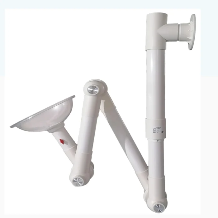 WJH0604A Safety  laboratory fitting PP three joint ceiling fume extraction arm