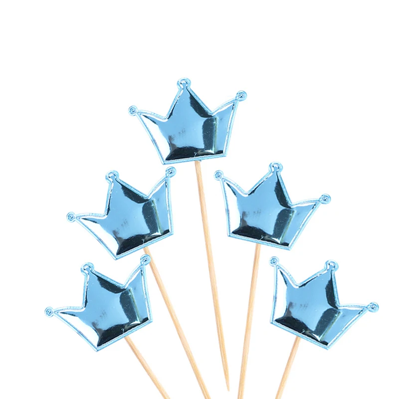 Hot sale Custom Gold and White Folded Paper Fan and Confetti Balloons Acrylic Happy Birthday Cupcake and Cake Toppers/