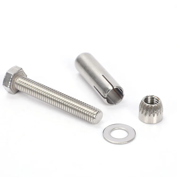 Customized M6-m12 Stainless Steel Socket Button Head Expansion Screws Hexagon Inner Expansion Bolts