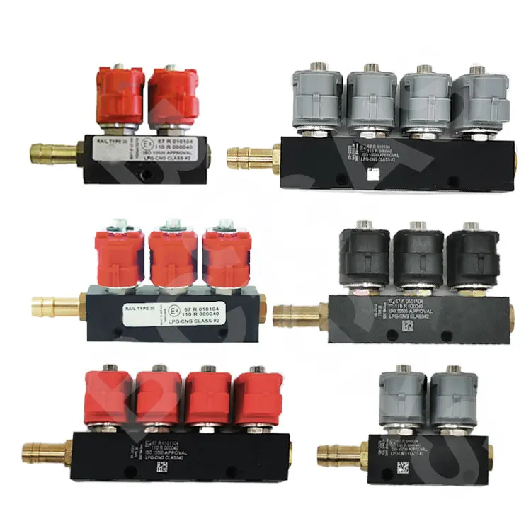 ALPHA AUTO CNG LPG FUEL INJECTOR RAIL FOR AUTOMOBILES 3 cylinder/4 cylinder/6 cylinder