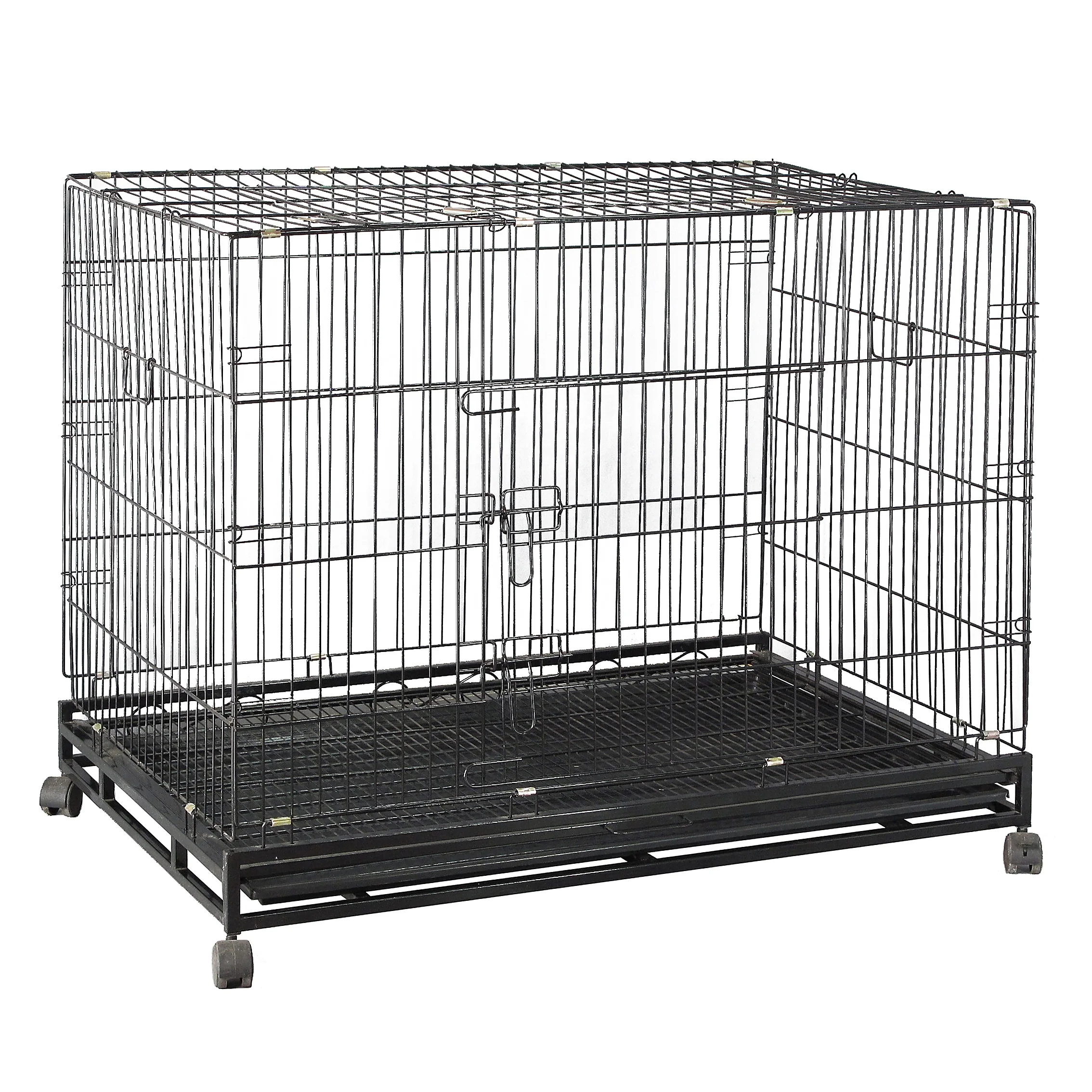 Stainless Steel Kennel Outdoor Used Large Crate Metal Dog Cage Pet