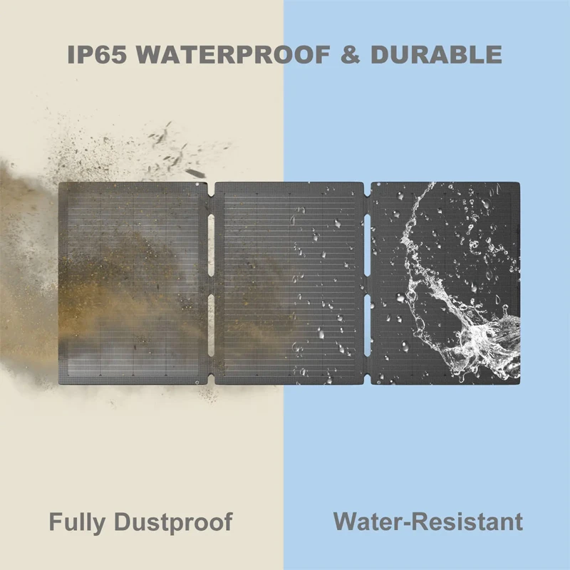 300W Portable Solar Panel Foldable Waterproof IP68 folding panel solar folding outdoor portable panel For Outdoor Adventures