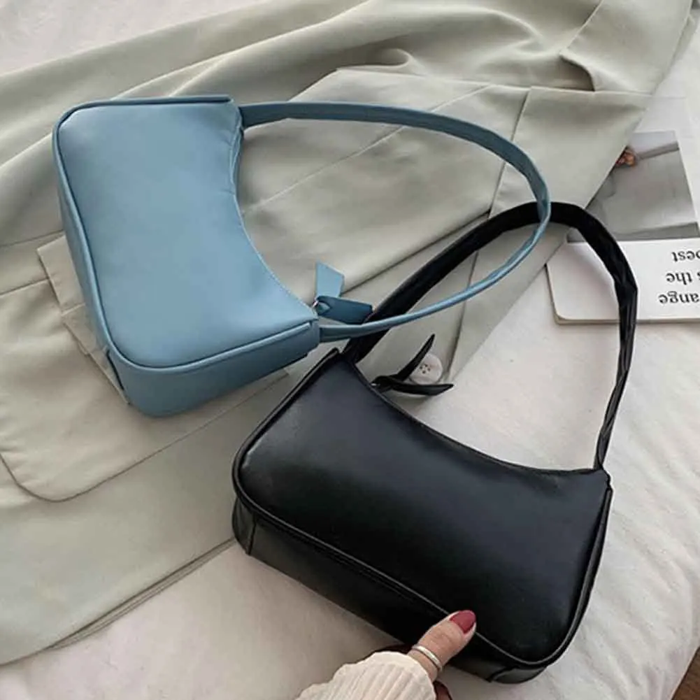 
2021 New Grils Underarm Bag Ins Shoulder Bag Handbags Retro Portable Handbag Ladies Women Hand Bags 