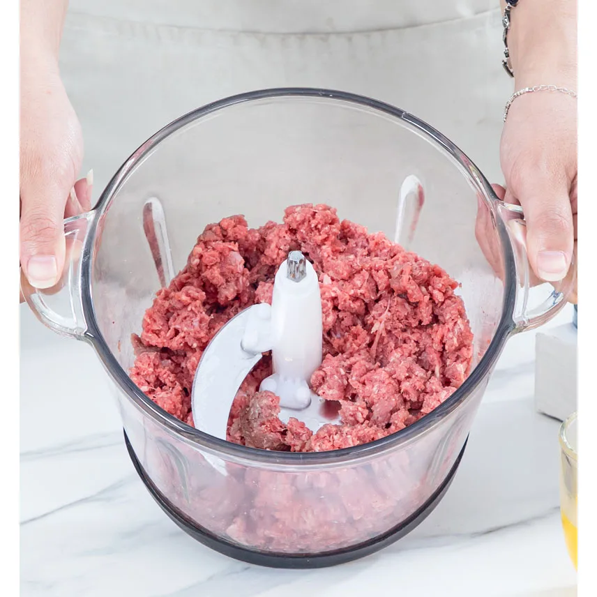 3l 2l chopper high kitchen multifunctional quality mini electric food commercial hamburger, meat grinder/
