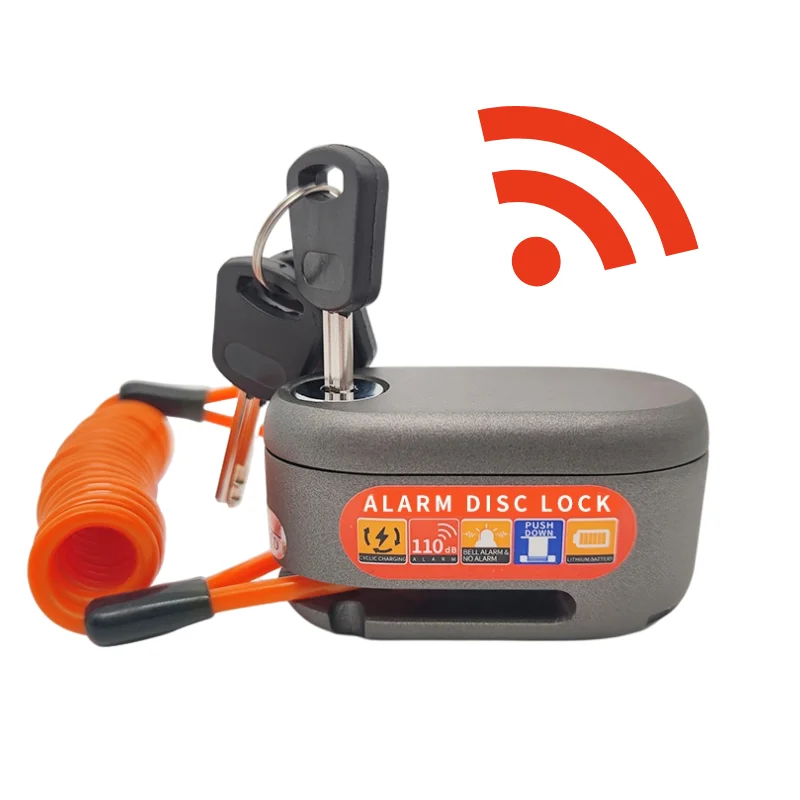 Andado Para Moto Antivol Moto Alarm Lock Traba Disco Xena Candado Freno De Disco De Blooqueo Motorcycle Alarm Disc Smart Lock