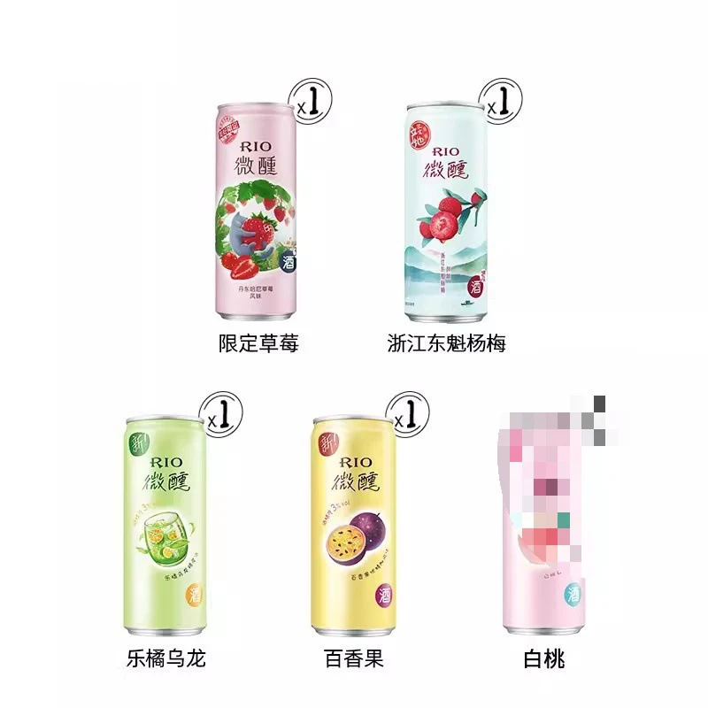 alcohol wholesale 330ml Fruity flavors low alcohol drinks 3% low alcohol cocktails