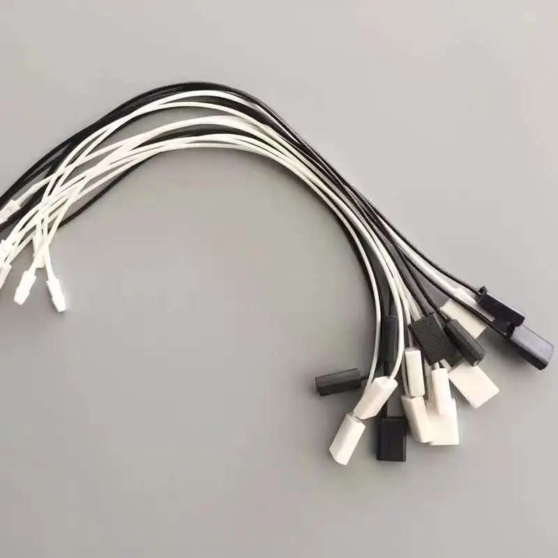 Custom Design Hang Tag Fastener Rope Garment Plastic Tag Seal String With Polyester Rope