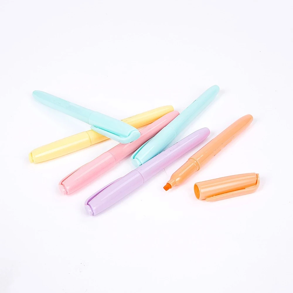 Liquid Fluorescent Brightly Colored Permanent Highlighter Pen