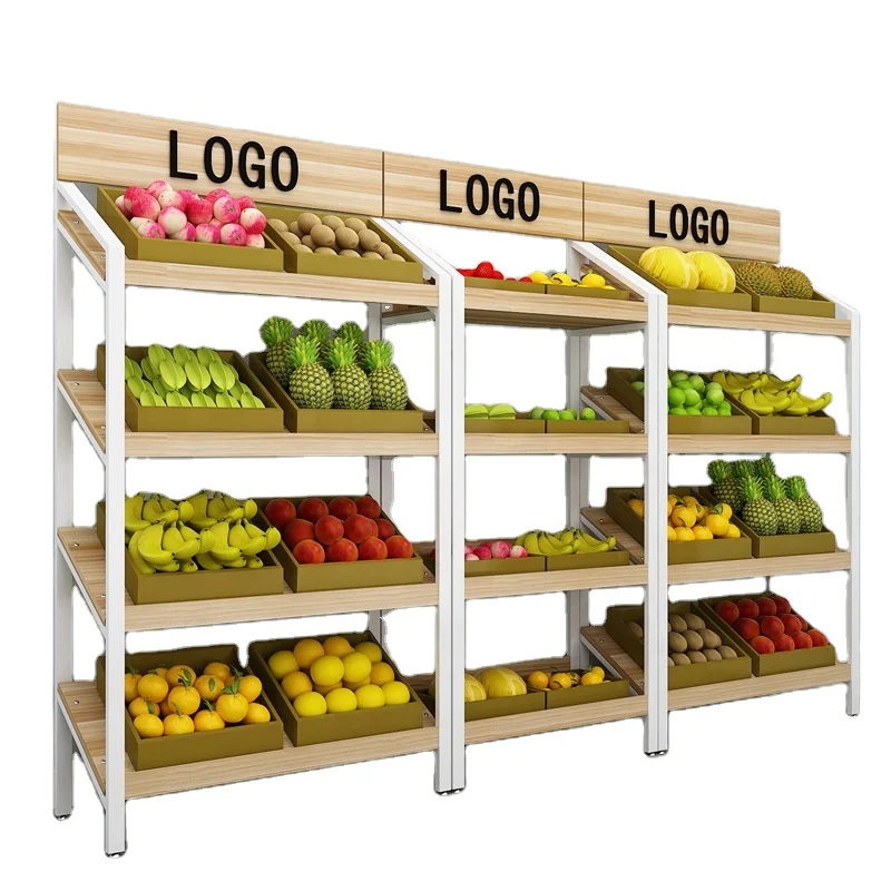 Factory direct custom put dried fruit snacks in the supermarket store display rack