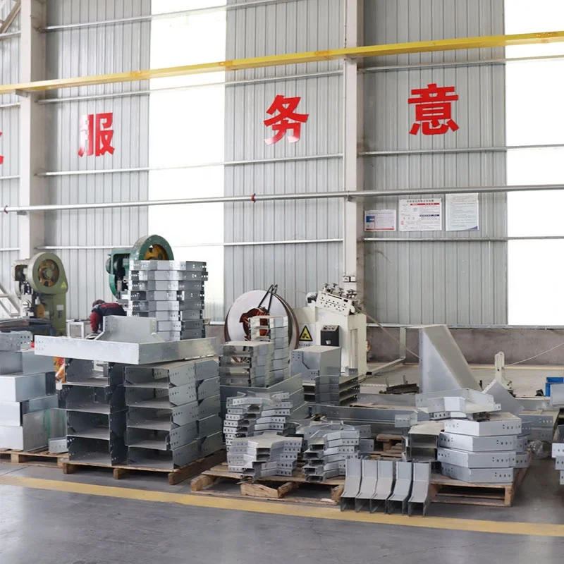 Высококачественный внутренний и наружный огнестойкий металлический кабельный кабель, перфорированный кабельный лоток с аксессуарами