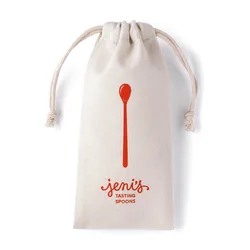 High Quality Custom Logo Organic Calico Drawstring Canvas Cotton Bag Prices Drawstring Bag