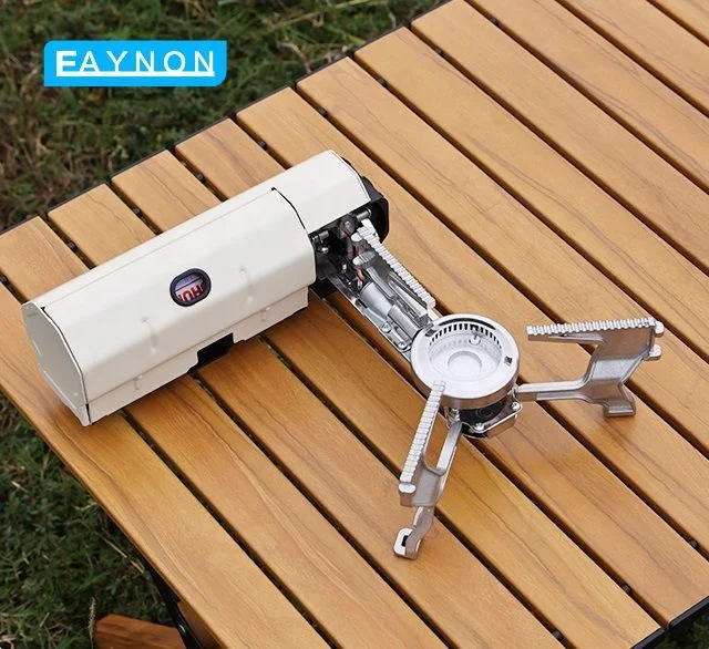 Eaynon Outdoor Portable Folding Camping  Cooking Utensils Gas Hot Pot Stove With Bag