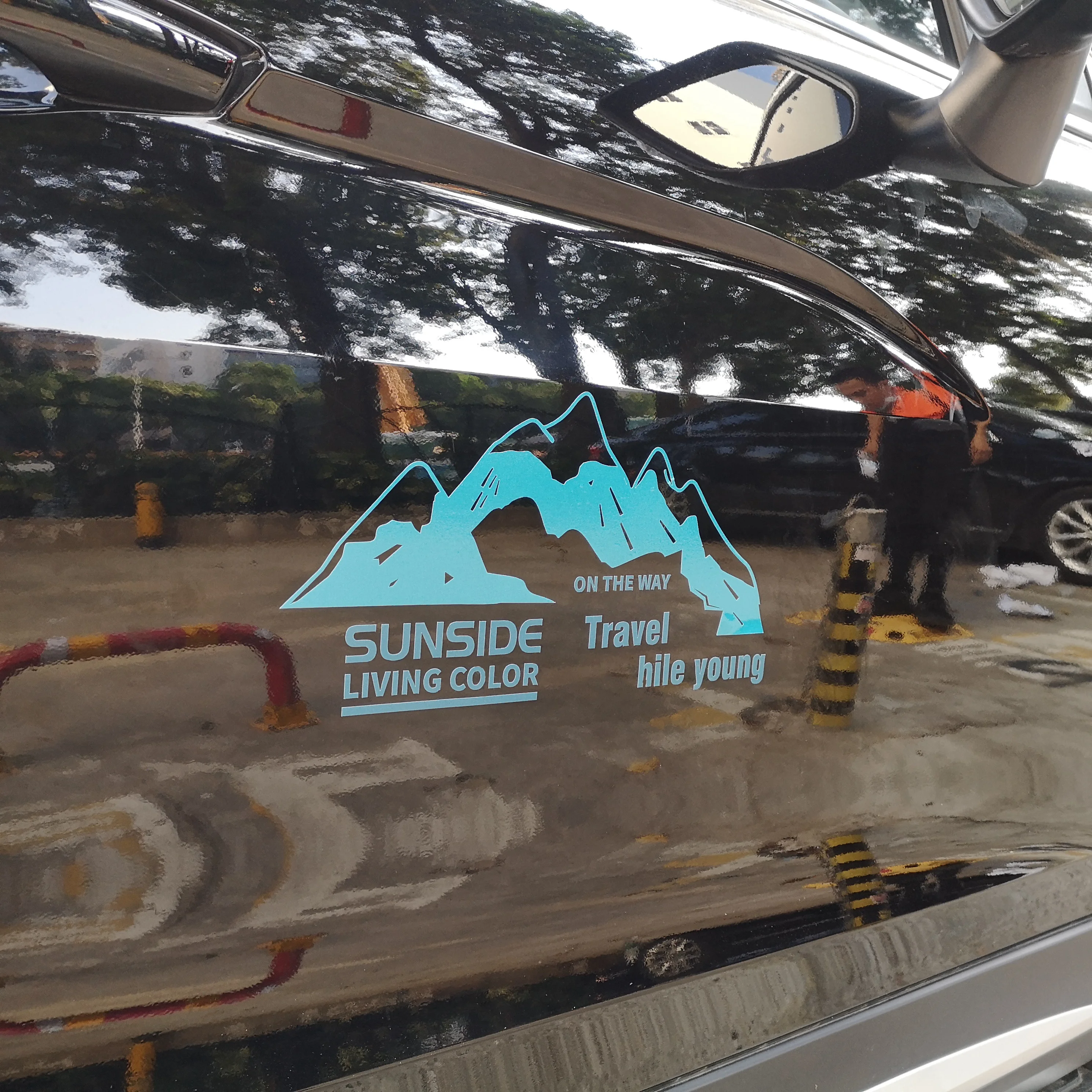 Белая виниловая высечка переводная буква наклейка с прозрачным фоном для магазина и автомобиля