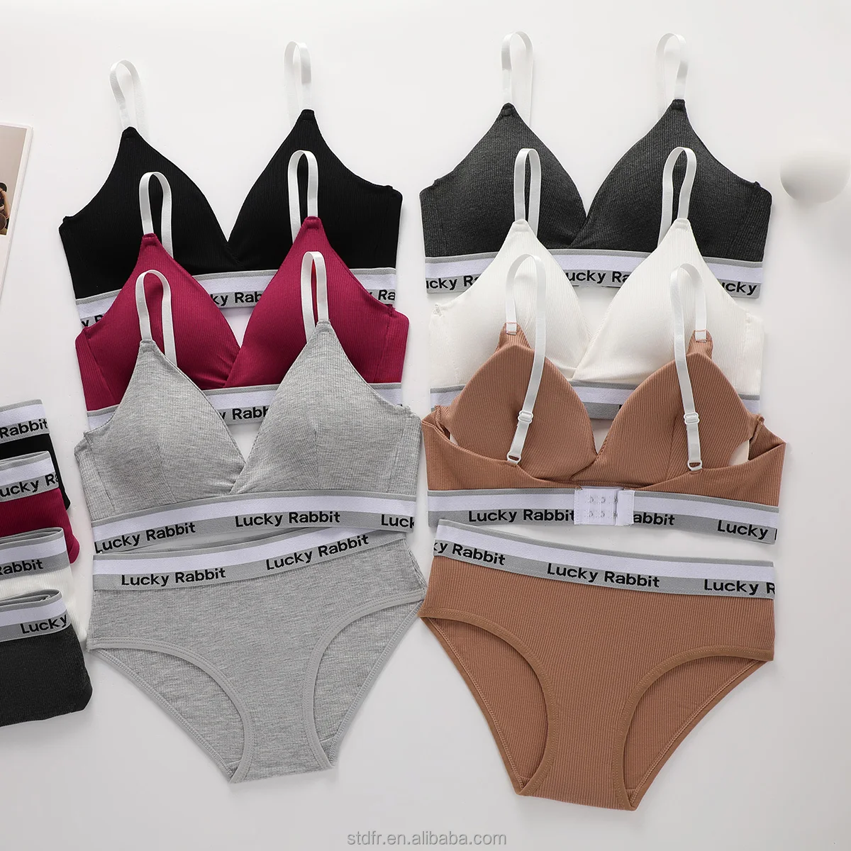 HOT SALE Women Push up Bra and Panties Set Seamless Bra Set Padded Underwear Top Female  Set Fashion Sports Brassiere