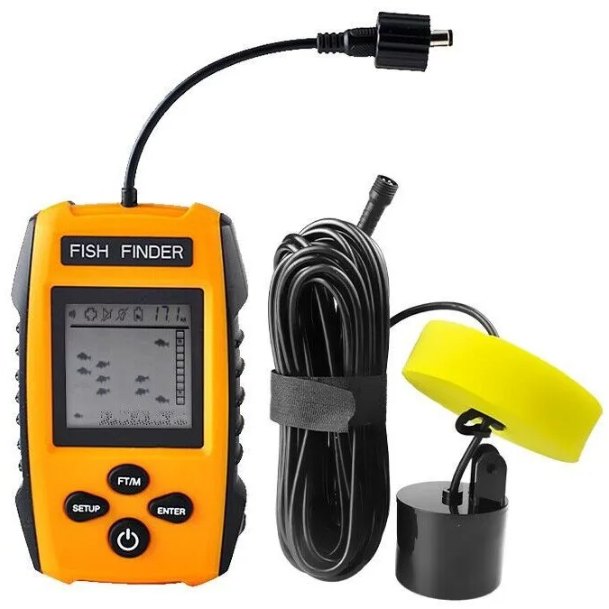 Wholesale Fishing Tackle 73m Depth Portable Fish Finder Detector Sonar Fishing Sensor Alarm