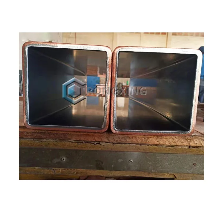 Copper Mould Tube Curved 130X130mm Mild Steel Billet Vertical Casting Copper Mould Tube for Forged Ingot