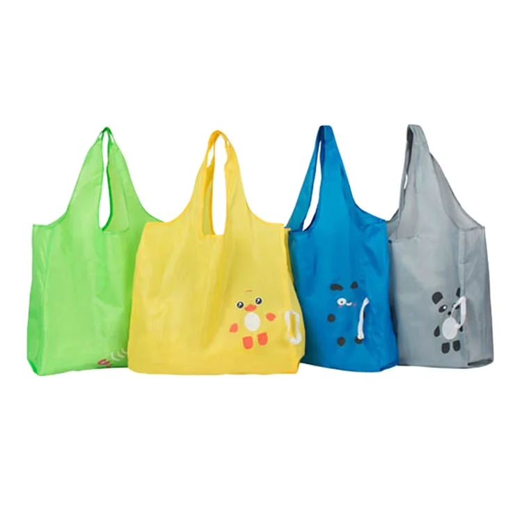 Feifei GRS custom eco recycled polyester fabric big shopper foldable tote shopping reusable rpet bag