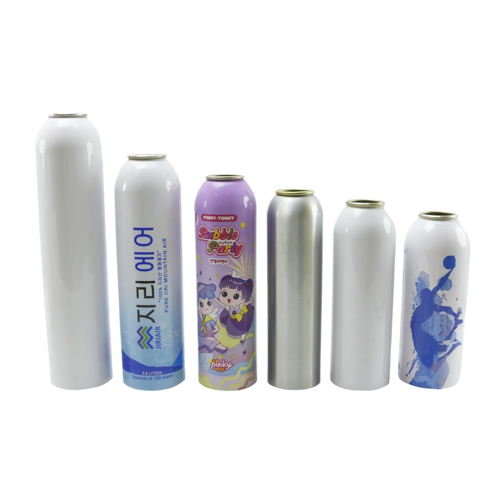 Empty aerosol can 100ml 200ml 300ml sunscreen cream aerosol spray bottles refillable aerosol tin can AC-21C
