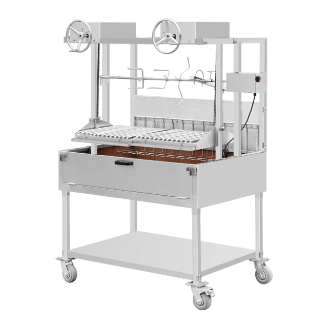 Charcoal Argentine grill Santa maria Stainless steel Parrilla Charcoal bbq grill