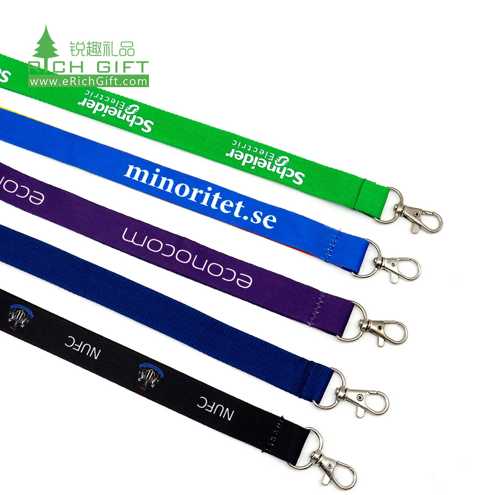 high quality custom woven lanyard jacquard round woven logo tubular lanyard oem woven jacquard round lanyard with woven label