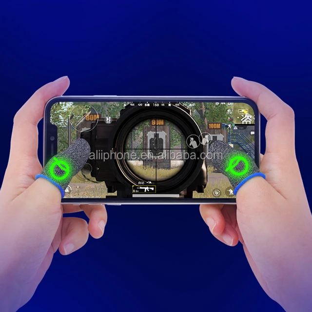 Игровой рукав для пальцев Android дышащий игровой контроллер сенсорного экрана чехол с защитой от пота рукава большого пальца