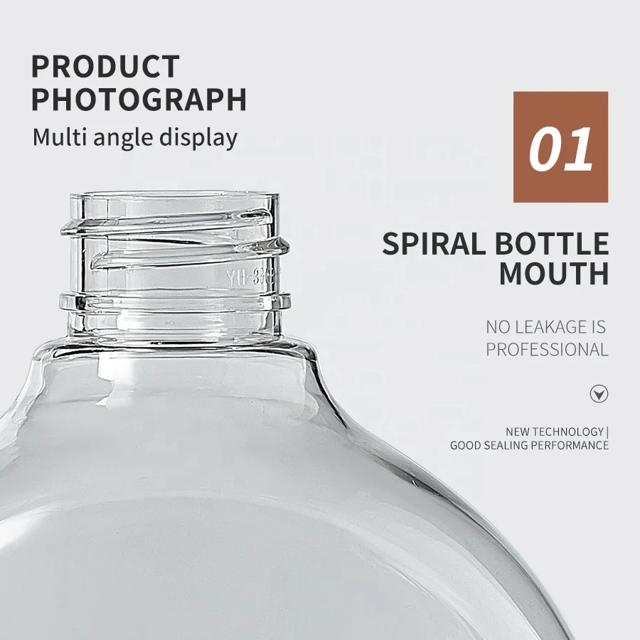 537ml hand wash liquid bottle with lotion pump shower gel bottle plastic hand sanitizer bottle