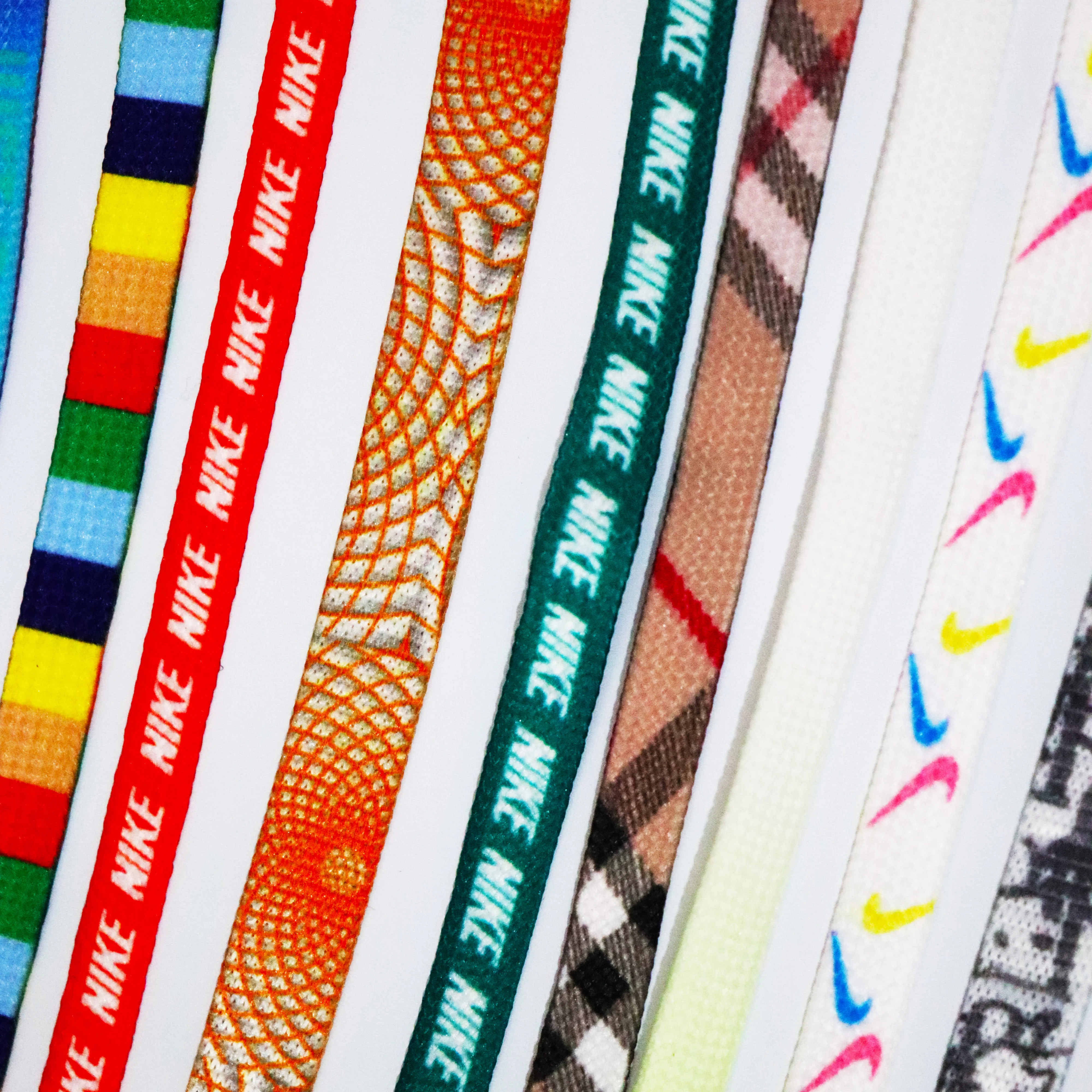 Длинные шнурки с леопардовым принтом животных на заказ