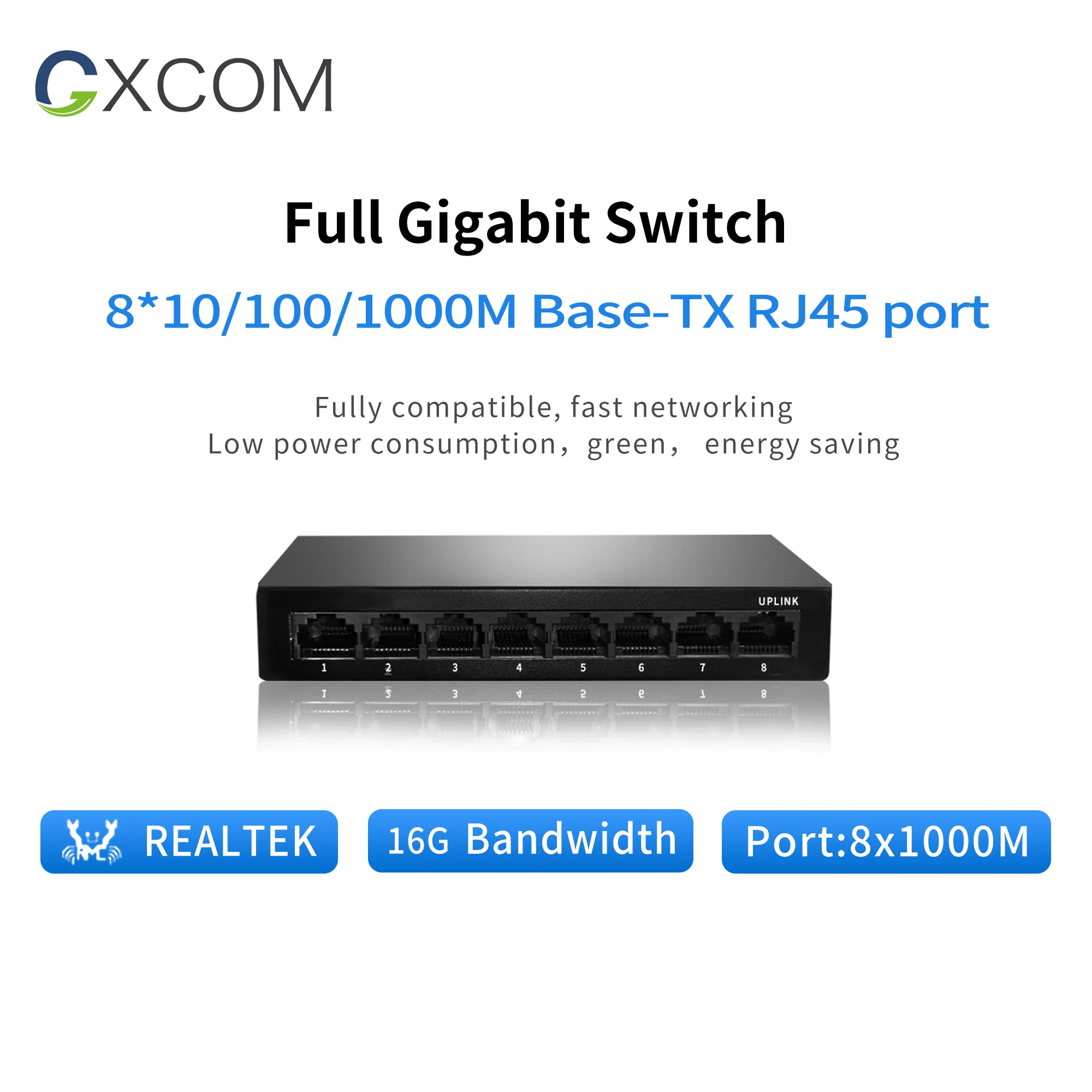  5 8 16 24 port 10/100/1000Mbps unmanaged Plug and Play desktop gigabit Ethernet network