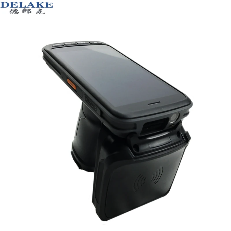 Delake Farm Livestock Portable Handheld UHF Electronic Ear Tag Scaning Animal Ear Tag Reader For Cattle Goat Pig Ear Tag