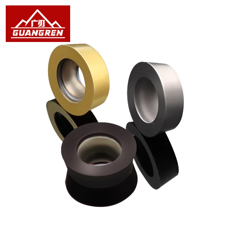 High Quality R5 R6 Carbide Cnc Milling Inserts rpm/rpm Wear- Resistance for Cutting High Hardness Workpieces