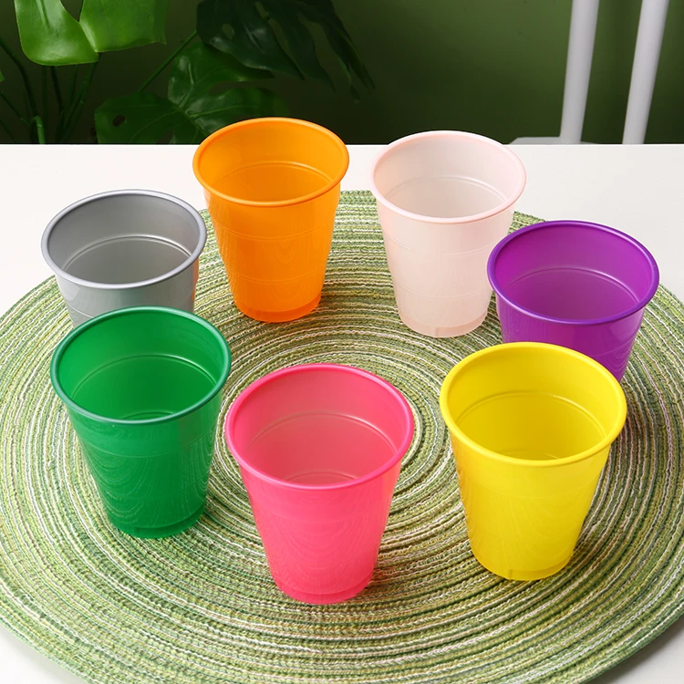 Material PP Cheap Plastic Cup Polypropylene Plastic Cups Plastic Cup Designs With Lid Hot Sale