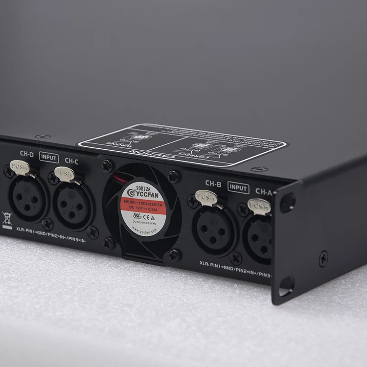 DEKEN DA-43000E High Power 4 Channel dj amplifier 1000W 2000W 1U Digital Professional Audio Power Amplifiers Class D Power Amp