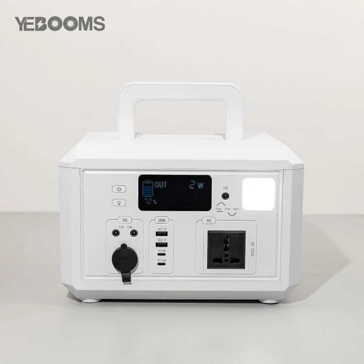 Outdoor Power Supply Portable Power Bank Stations 180Ah 576WhSolar Panels with Solar Generator for Outdoor With AC DC USB