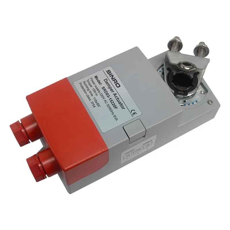 SRD03WCR Series Capacitor Return  2/4/6/8/10/15/20/30/40 Nm On-off/3-Point Floating/Modulating Type Control Air Damper Actuator