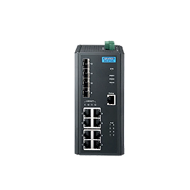 Advantech EKI-2712G-4FPI 8G+4SFP port non-managed PoE industrial Ethernet switch