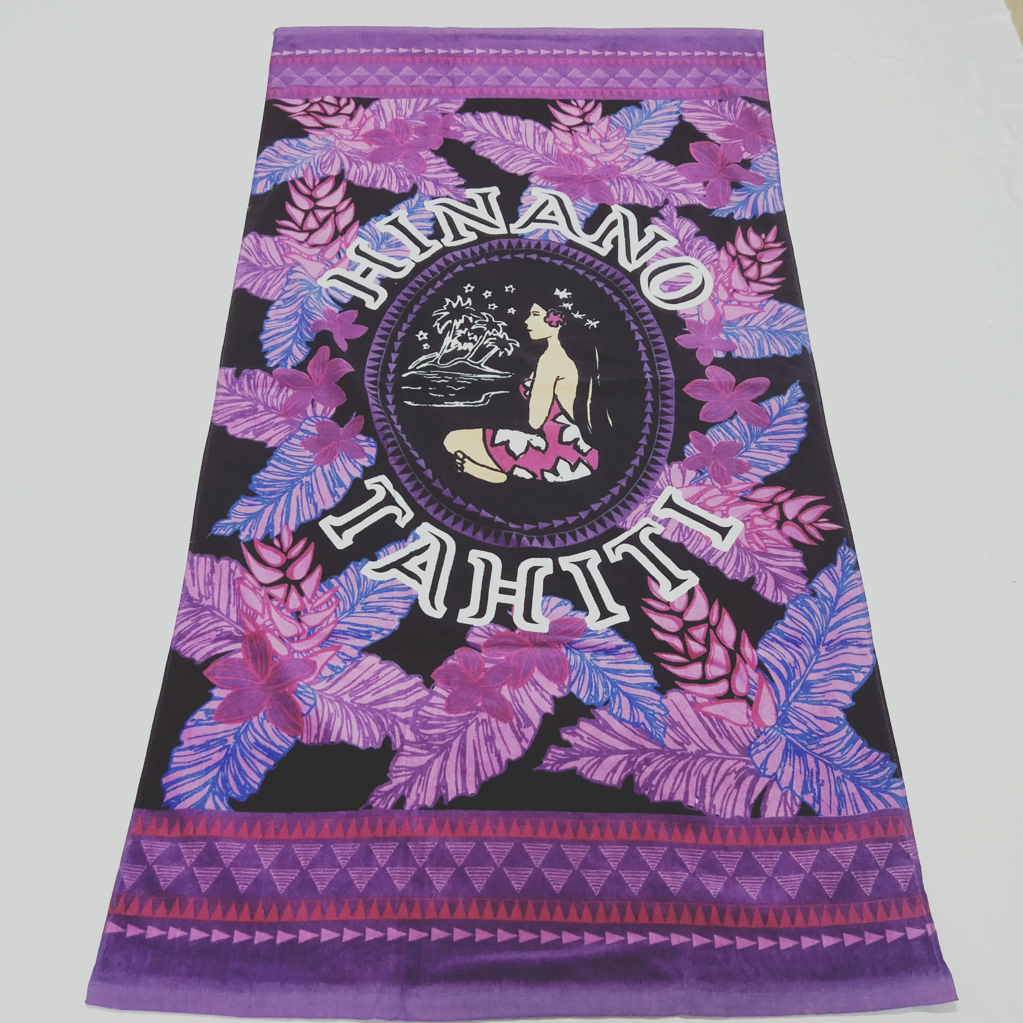 Colorful Beauty Logo Printed Beach Towel ,Wholesale Beach Towels