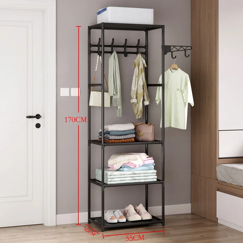 Yiwu update steel connect storage wardrobe Expandable shoe and hat storage rack Mountable storage rack