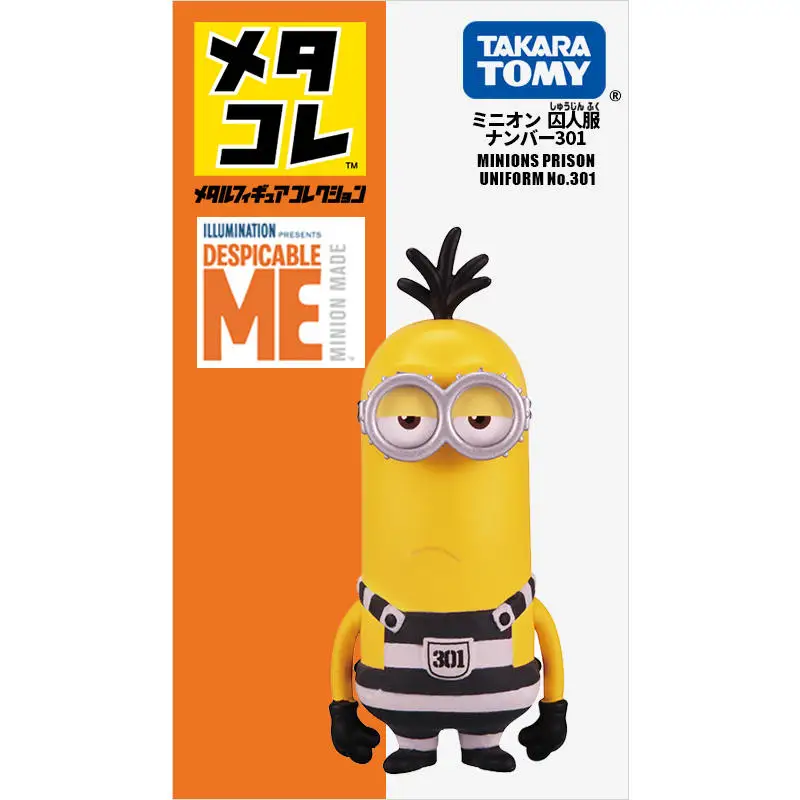 TAKARA TOMY Minionss Tim Mini alloy action figure handmade model ornaments animation derivative bargain price wholesale