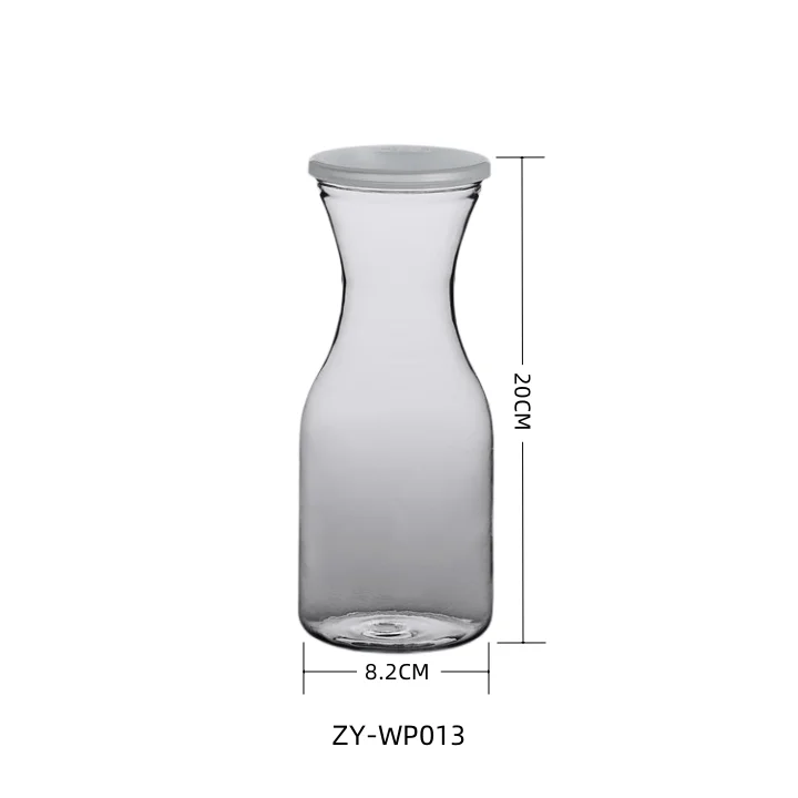 1.5L Plastic water pitcher water jug ,juice bottle with flat Lid for restaurant and home