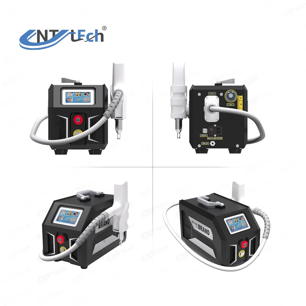 Mini q switched nd yag laser laser tattoo removal machine 1064nm 532nm