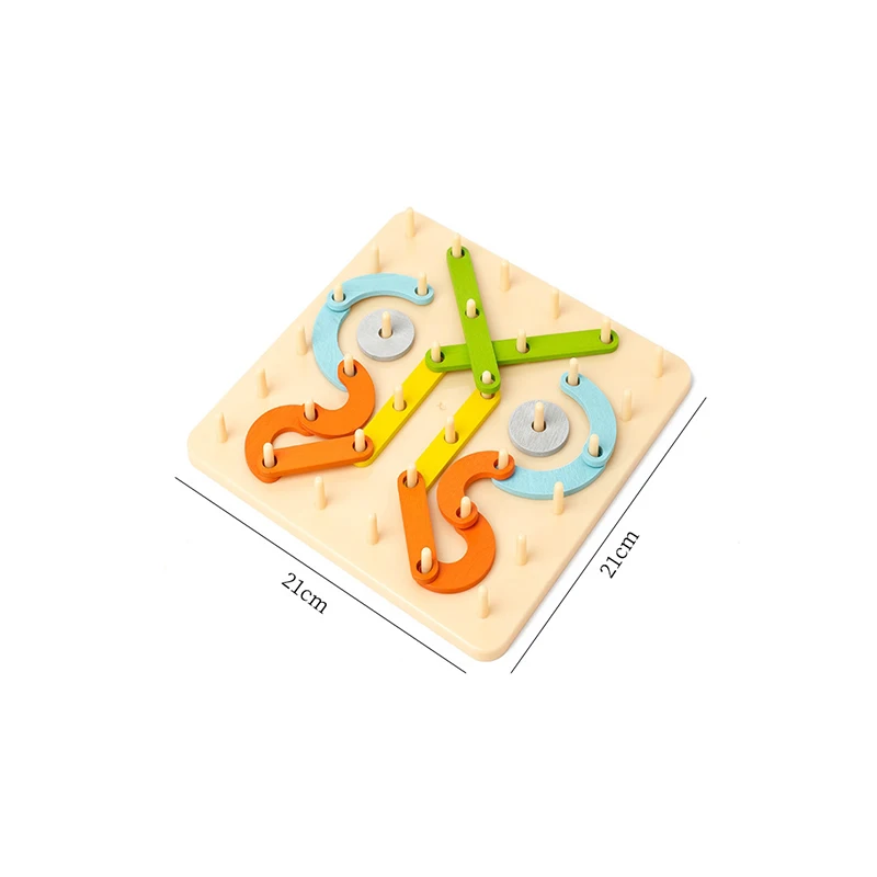 Montessori-Inspired Wooden Jigsaw Puzzle Unisex Early Education Brain Training Parent-Child Interactive Game Board Wholesale