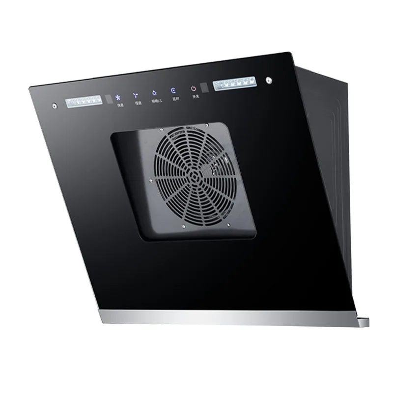 Небольшой металлический мощный кухонный Вытяжка с автоматической вытяжкой