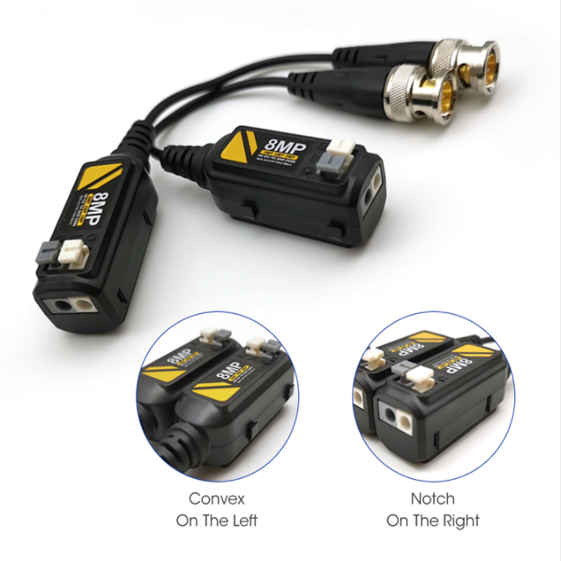  Hot Sale HD TVI/AHD/CVBS transformer passive BNC To 8MP CCTV video