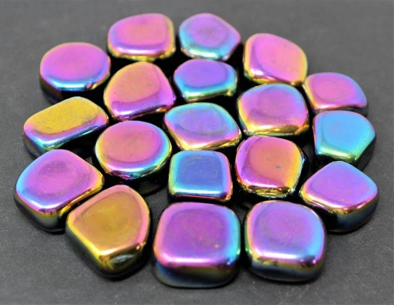 Natural Genuine Rainbow Hematite Tumbled Stones Healing.jpg