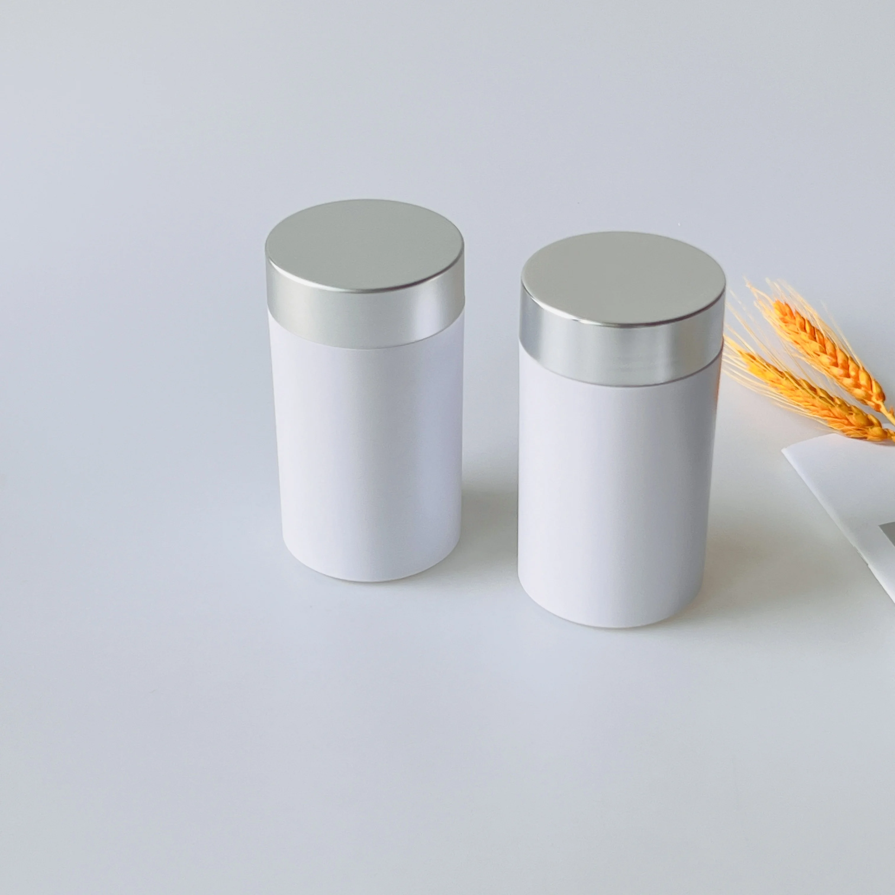 Empty 150ml 300ml Recycle Plastic Matte White Medicine Supplement Bottle For Grape Seed Beauty180 Tablets