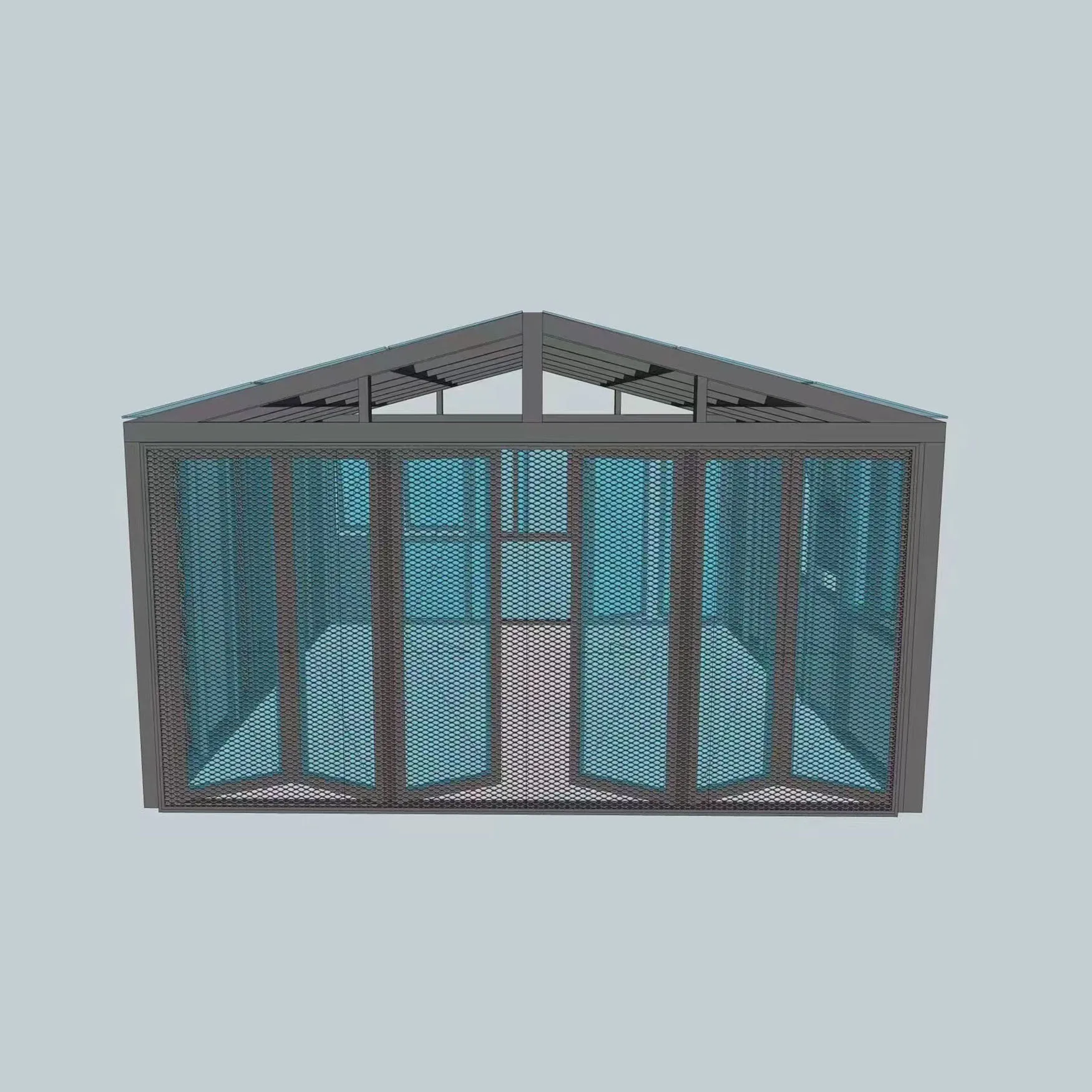 Customized Outdoor Aluminum Winter Garden Room House Glass Sunrooms Sunroom Glass House Aluminium Solarium Sunroom