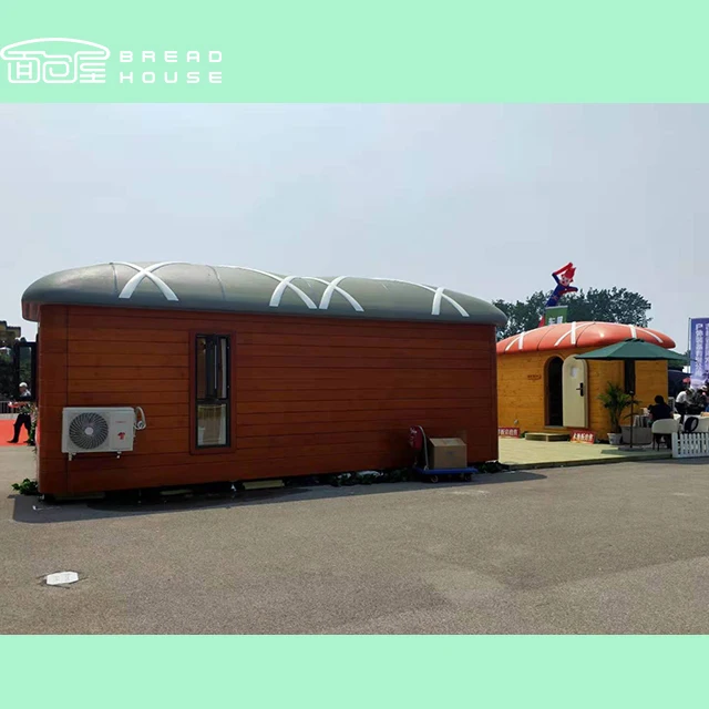 
Patent-Certified Solid Wood Home Prefab BH1-Plus House Tiny Moblie Use to BBQ 