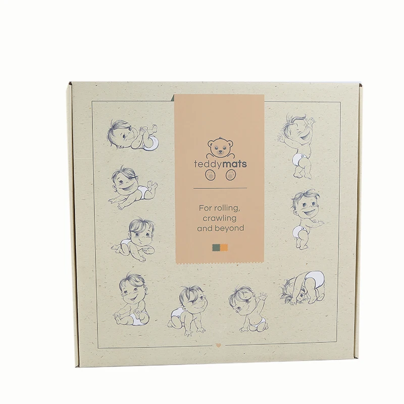 Luxury New Mom Brand Printing Colorful Subscription Folding Corrugated Paper Delivery Mailing Baby Boxes