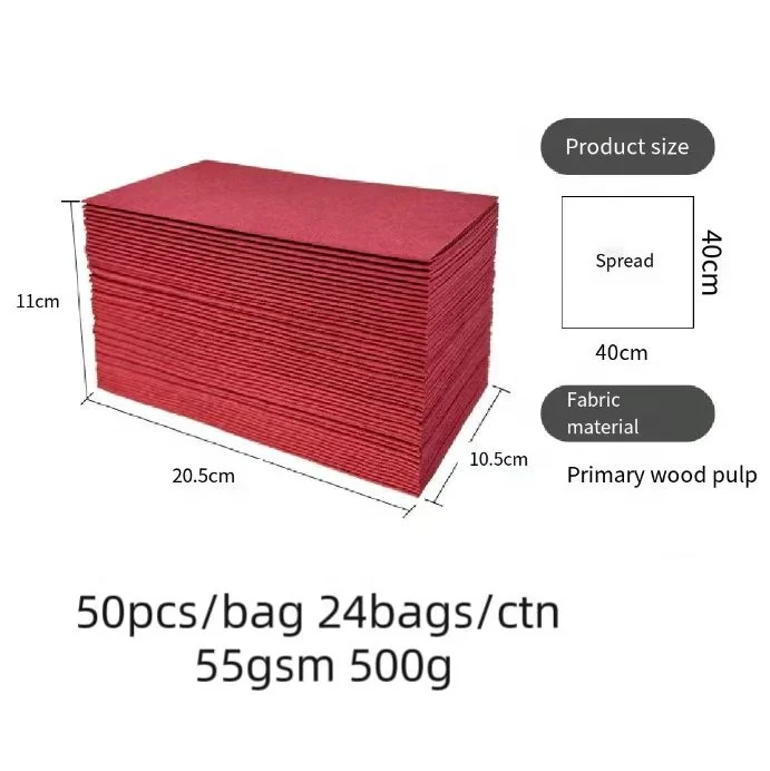 Disposable Color Paper Napkins Airlaid Dinner Napkins Linen Feel Napkins for Wedding Hotel Party Restaurant